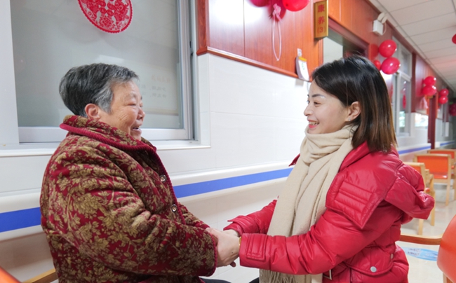 新春佳节，崇儒卫生院医养结合中心内充满了“年味”。霞浦县融媒体中心供图