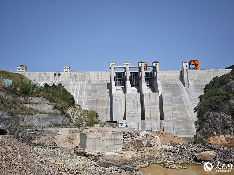霍口水库工程已投入运营。人民网 黄东仪摄