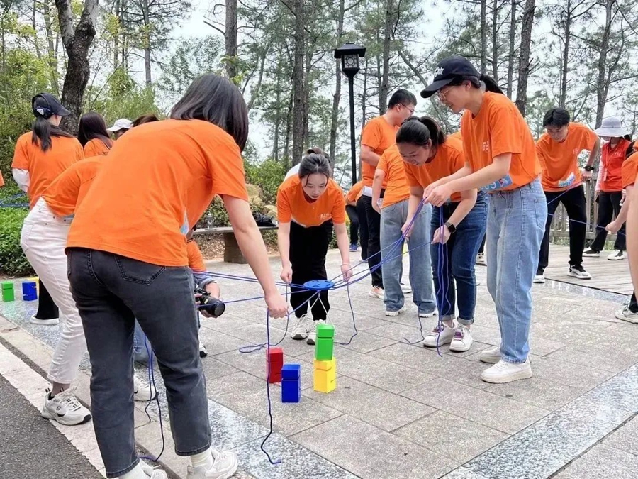 “医启运动”健步走活动现场。晋江市医院供图