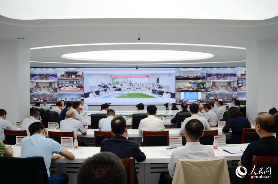 演练现场。人民网林东晓摄