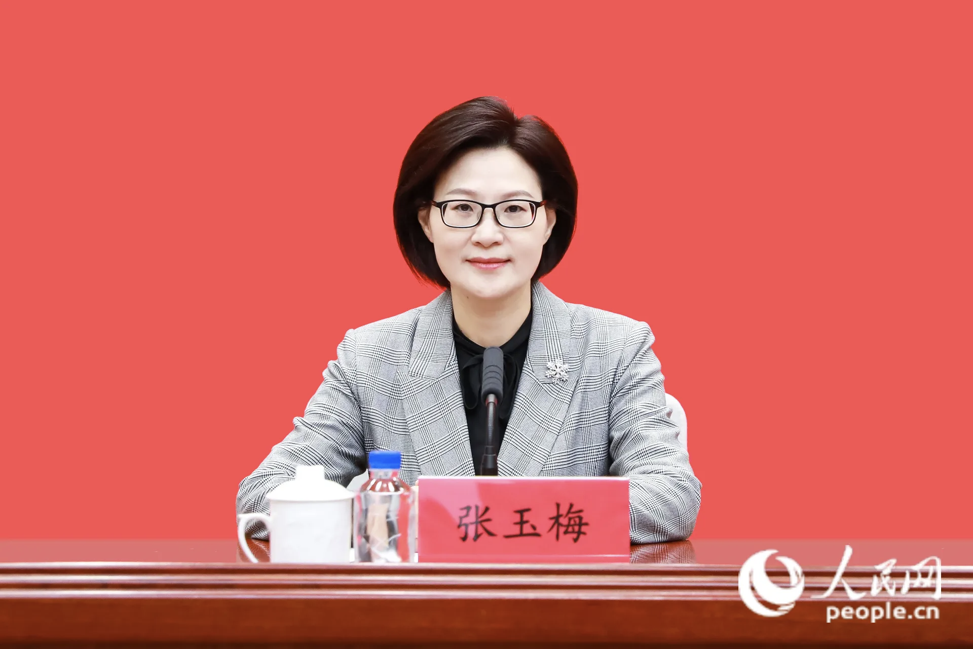 张玉梅(资料图)。人民网 陈永整摄