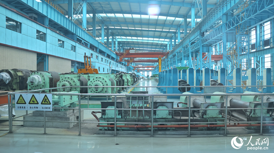 三宝集团生产车间一间。人民网 李昌乾摄