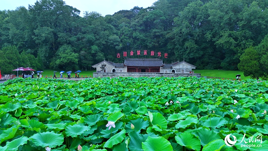 古田会议会址。人民网 李昌乾摄