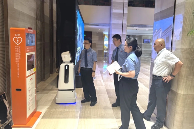 对aed设备整改工作开展“回头看”