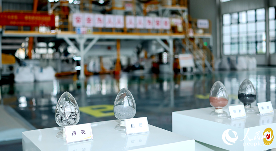 新能源电池回收的“产物”。人民网 李昌乾摄