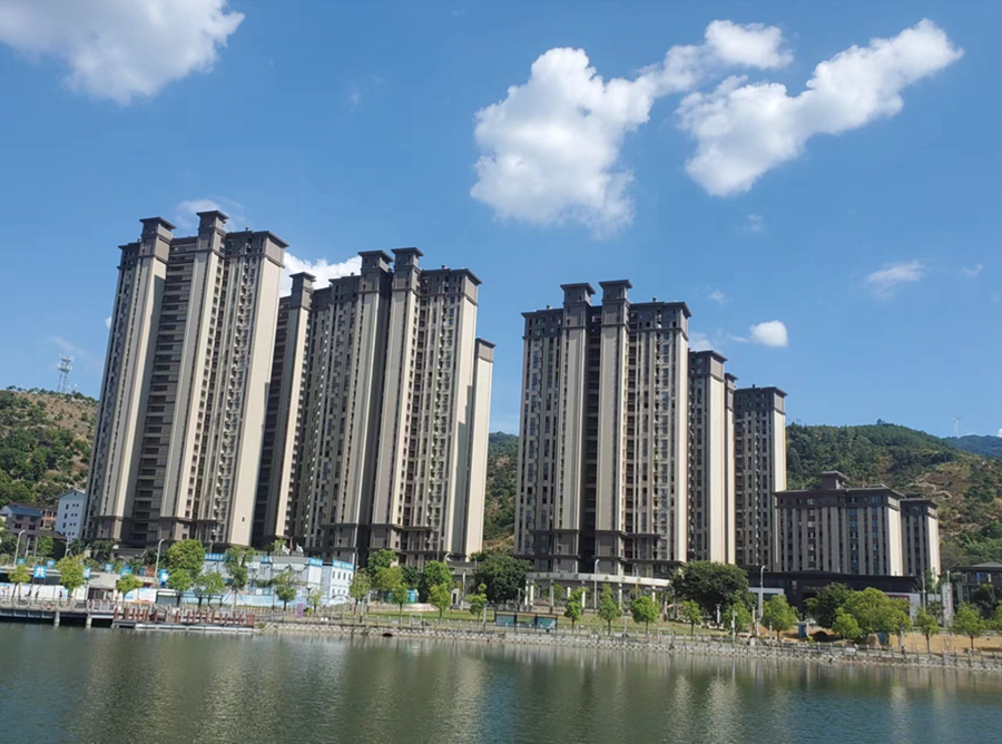 闽清县城一角 张荧桢 摄