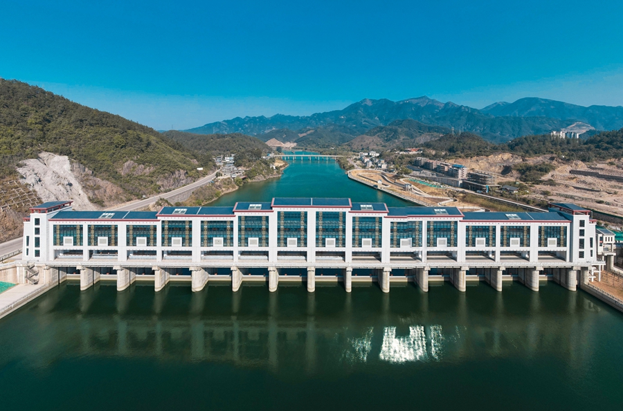 一闸三线工程莒口水闸。福州市水利局供图