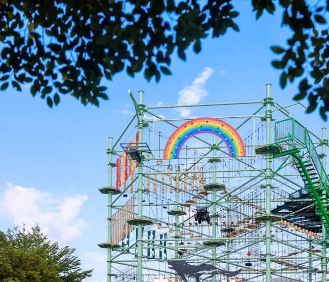 溪禾山高空矩阵。安溪县融媒体中心供图