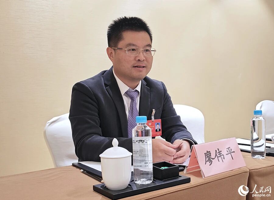 廖伟平（资料图）。人民网 黄东仪摄