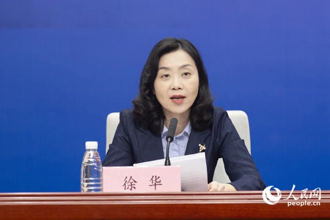 徐华(资料图)。人民网 焦艳摄